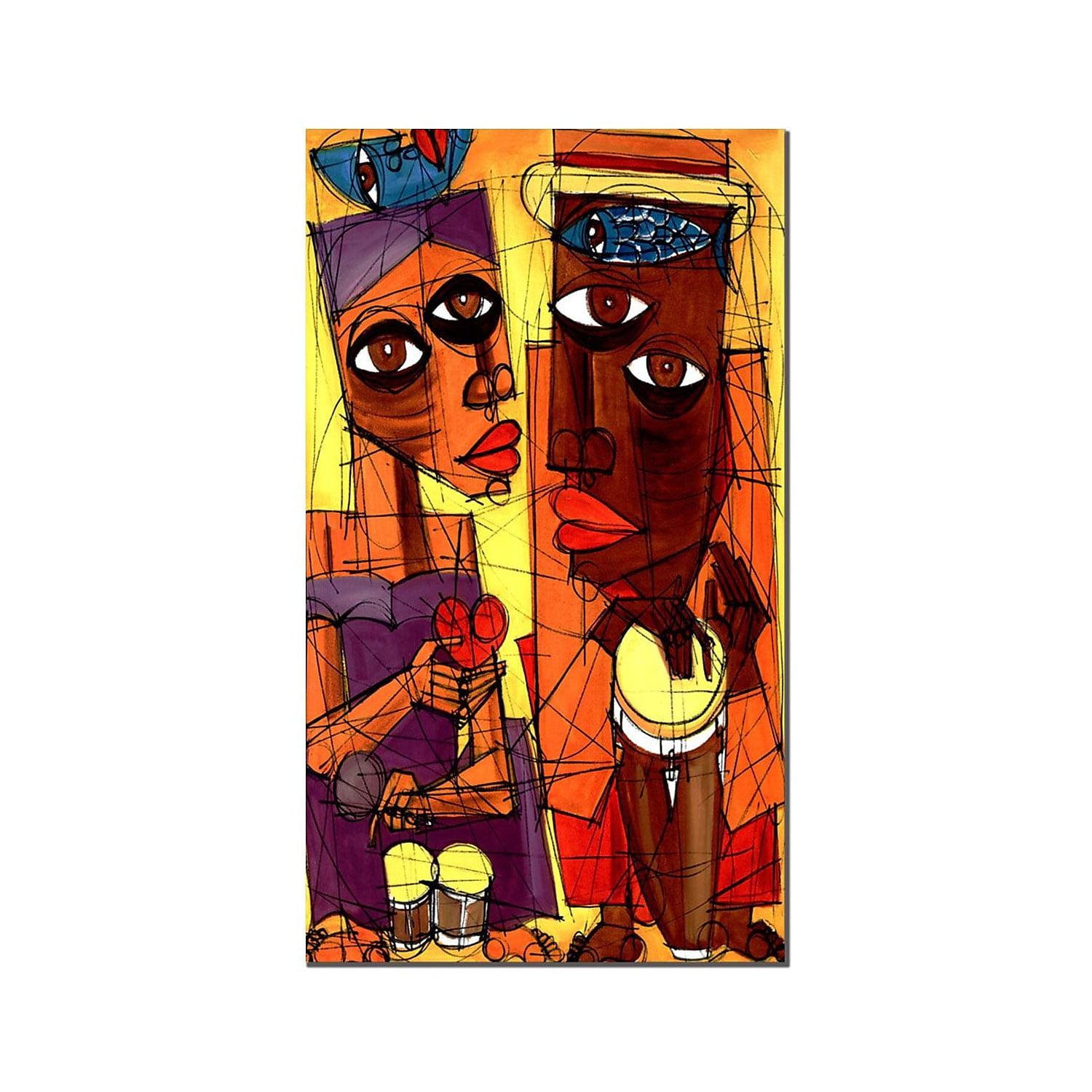 Trademark Fine Art "Al Sol del Sentimiento" Canvas Art
