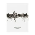 thumbnail image 1 of Trademark Fine Art 'Albuquerque New Mexico Skyline Portrait II' Canvas Art by Michael Tompsett, 1 of 3