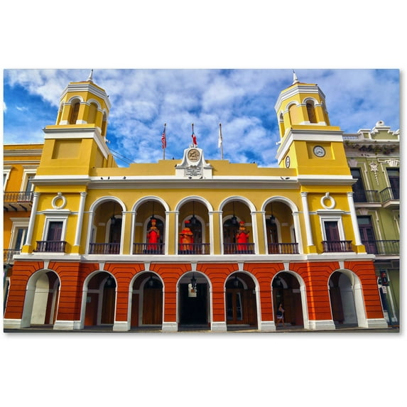 Trademark Fine Art "Alcaldia de San Juan" Canvas Art by CATeyes