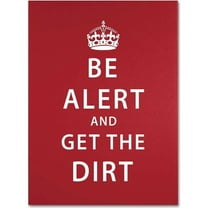 Trademark Fine Art "Alert Dirt Marooned" Canvas Art by Megan Romo
