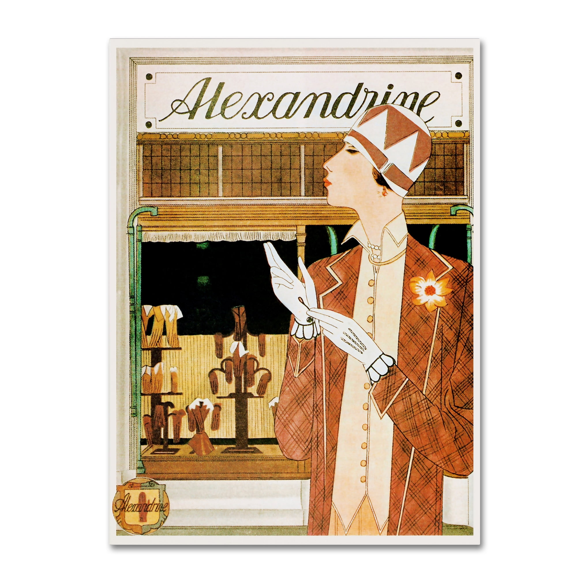 Trademark Fine Art 'Alexandrine Gloves' Canvas Art by Vintage Lavoie