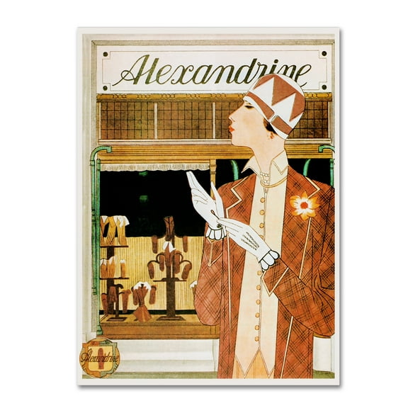 Trademark Fine Art 'Alexandrine Gloves' Canvas Art by Vintage Lavoie