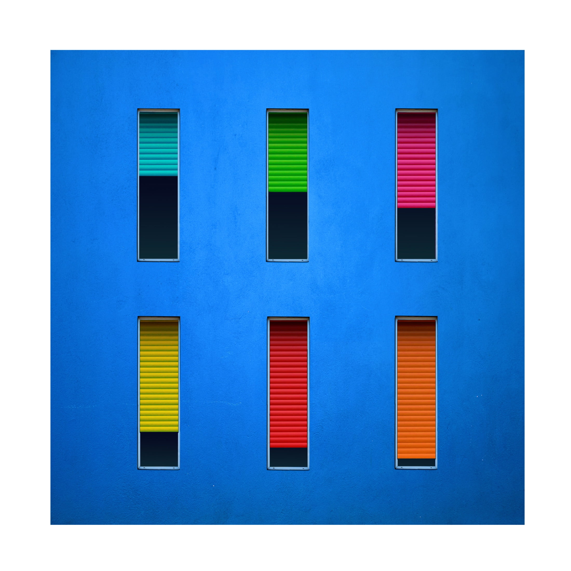 Trademark Fine Art Alfonso Novillo Colorful Windows Canvas Wall Art