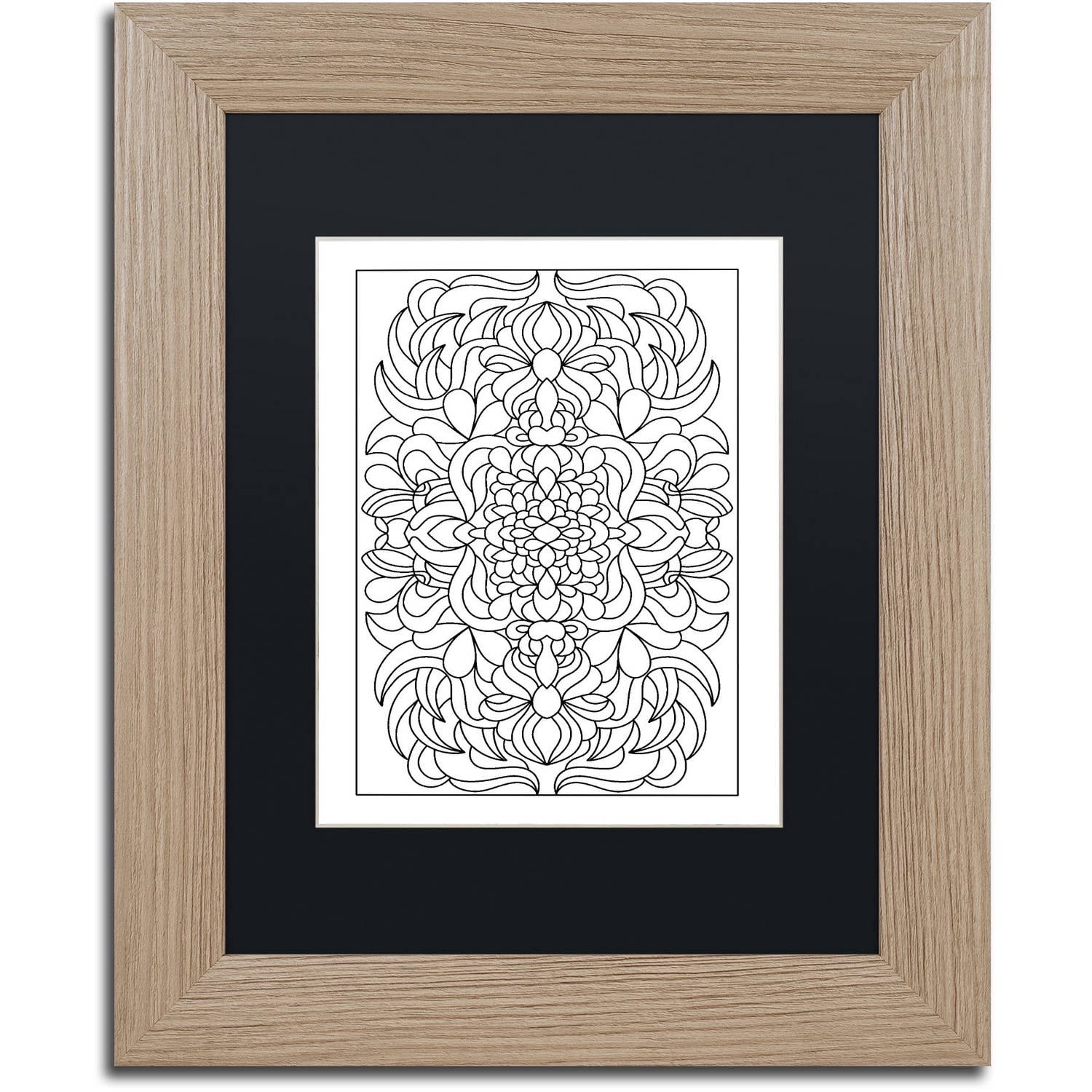 Trademark Fine Art "Algeron" Canvas Art by Kathy G. Ahrens, Black Matte, Birch Frame