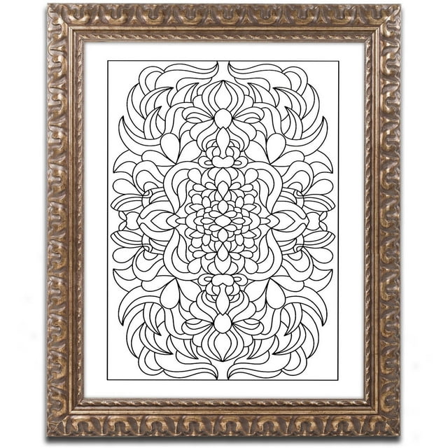 Trademark Fine Art "Algeron" Canvas Art by Kathy G. Ahrens, Gold Ornate Frame