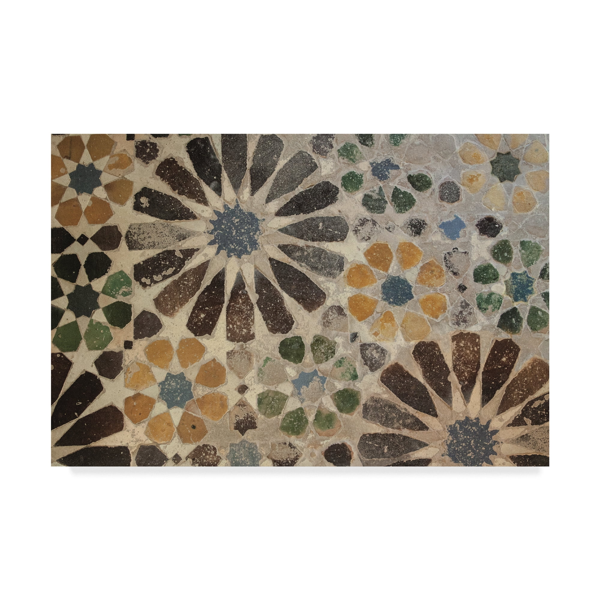 Trademark Fine Art 'Alhambra Tile I' Canvas Art by Sue Schlabach