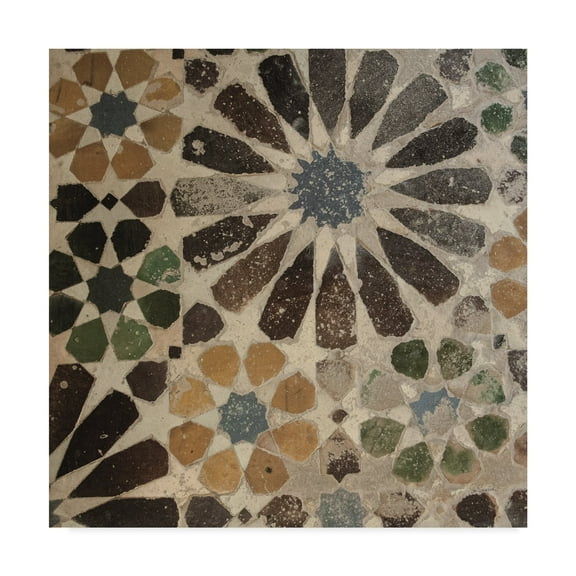 Trademark Fine Art 'Alhambra Tile III' Canvas Art by Sue Schlabach
