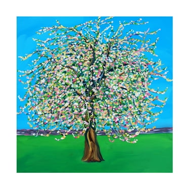 Trademark Fine Art Alice Straker  Apple Blossom Canvas Wall Art