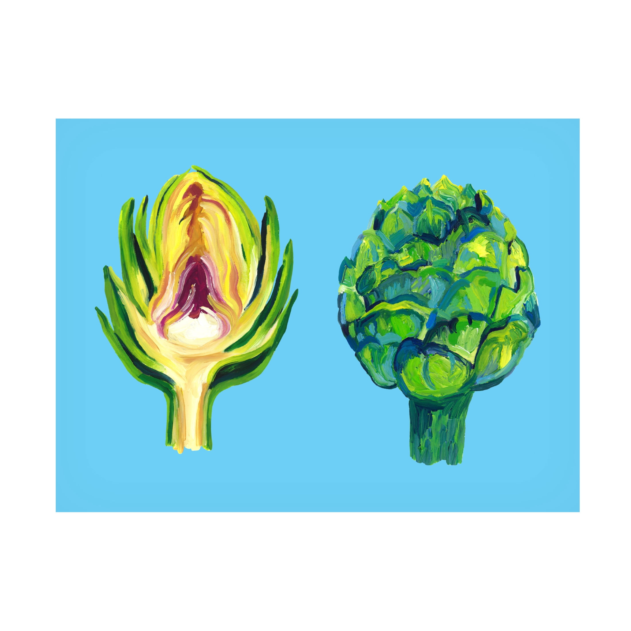 Trademark Fine Art Alice Straker  Artichokes Canvas Wall Art