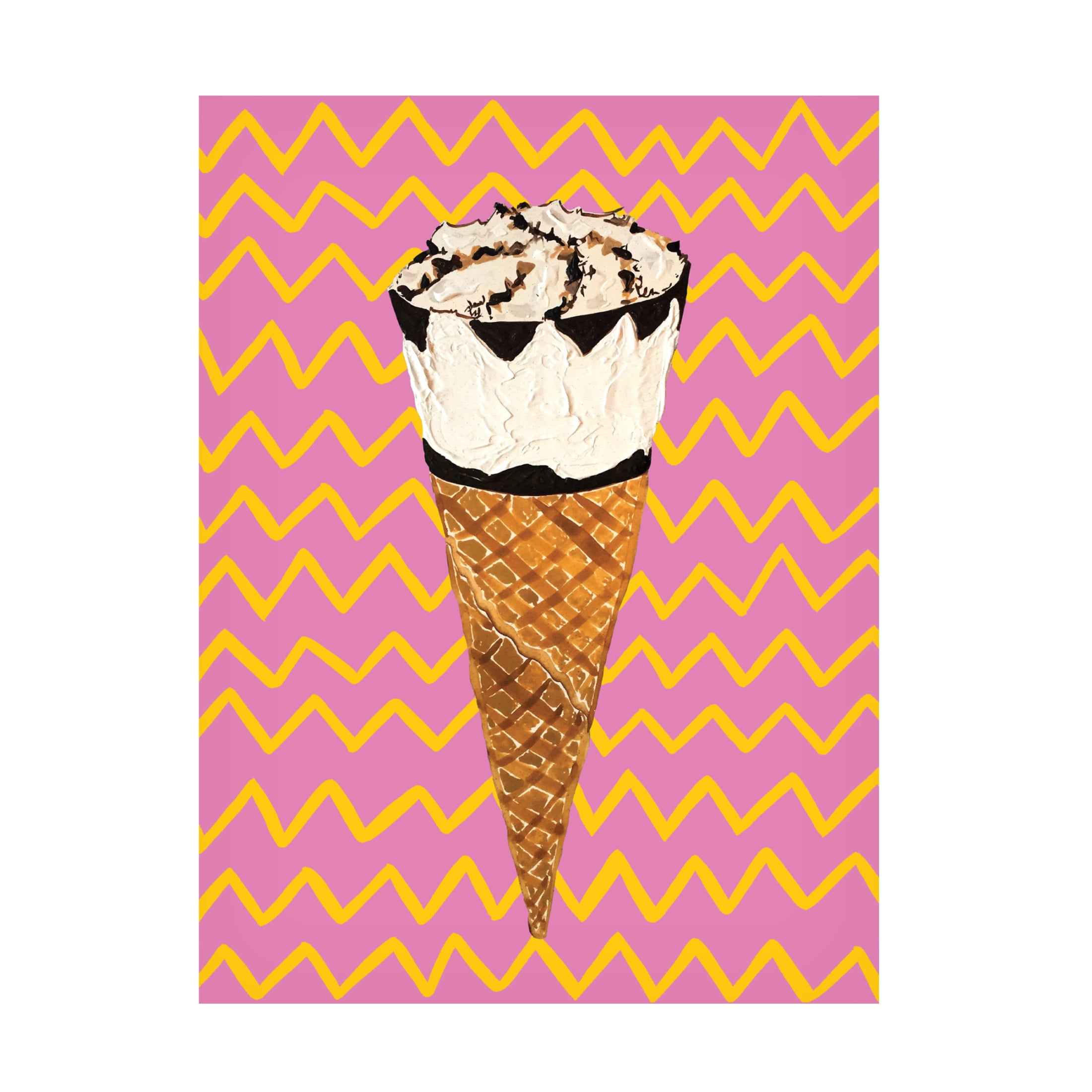Trademark Fine Art Alice Straker Cornetto Pink Canvas Wall Art