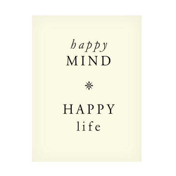 Trademark Fine Art Alicia Longley  Happy Mindfulness I Canvas Wall Art