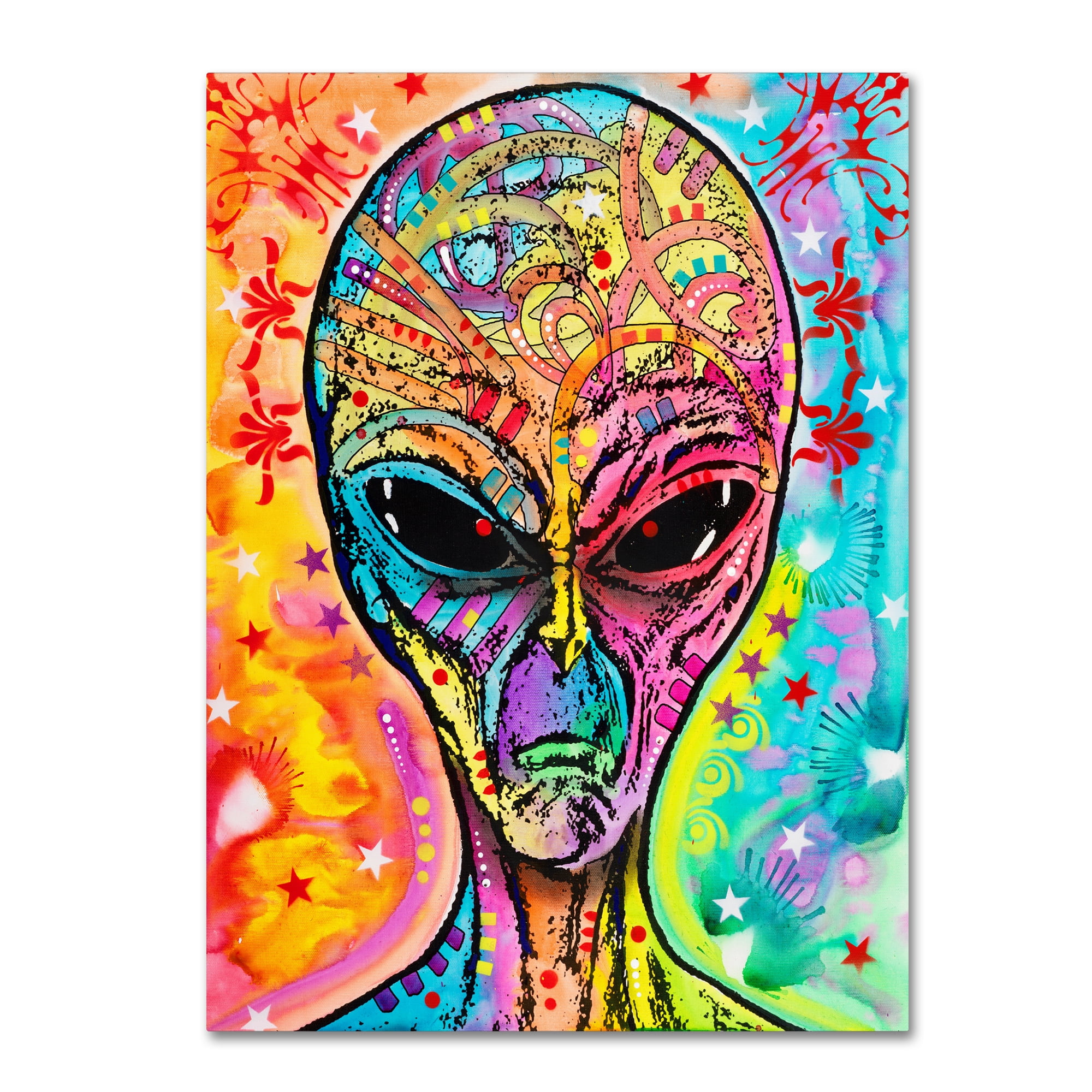 Trademark Fine Art 'Alien - Far Out' Canvas Art by Dean Russo