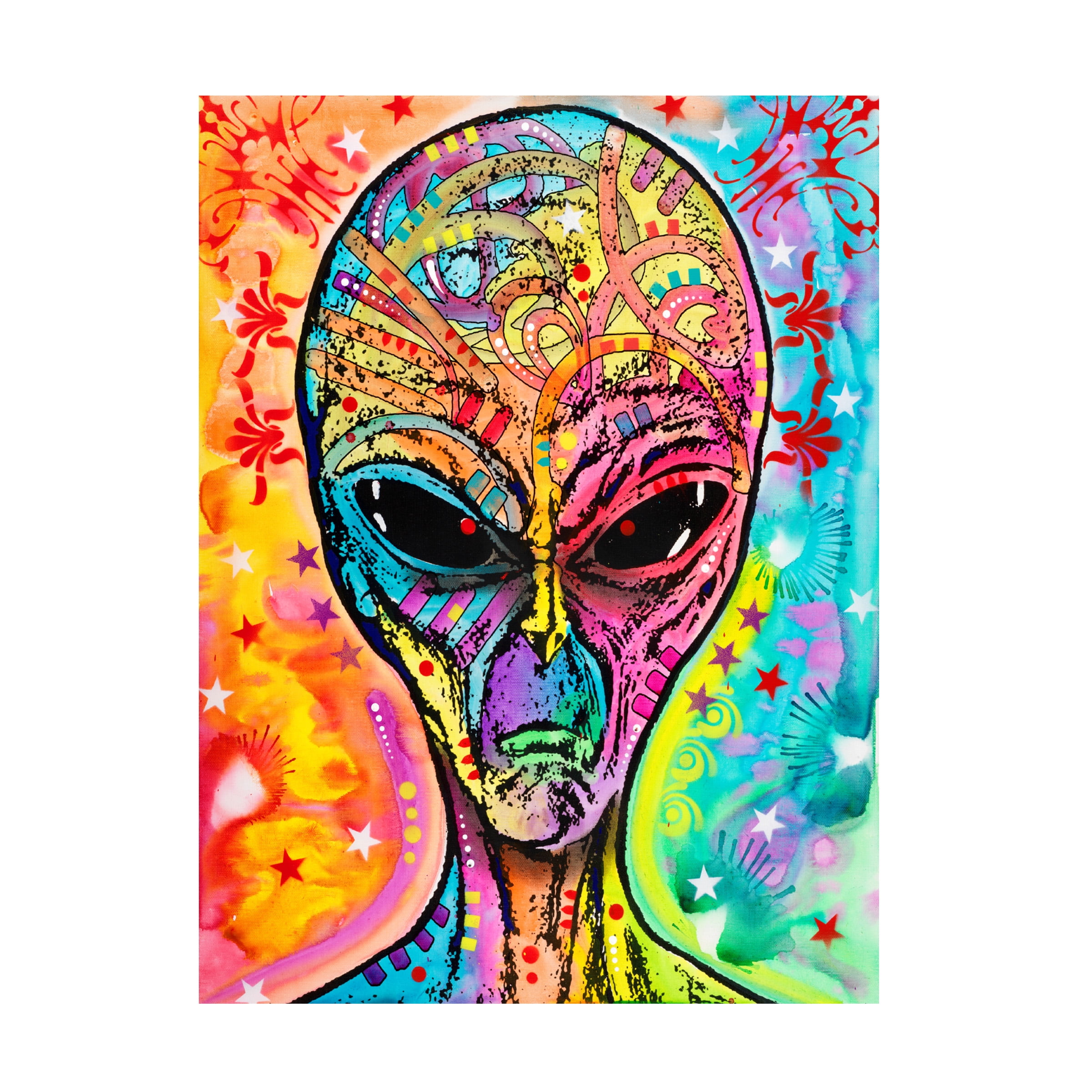 Trademark Fine Art Dean Russo Alien Far Out Psychedelic Fantasy