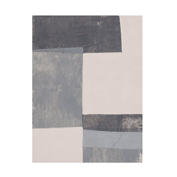 Trademark Fine Art Alisa Galitsyna Gray Blocks 1 Canvas Wall Art