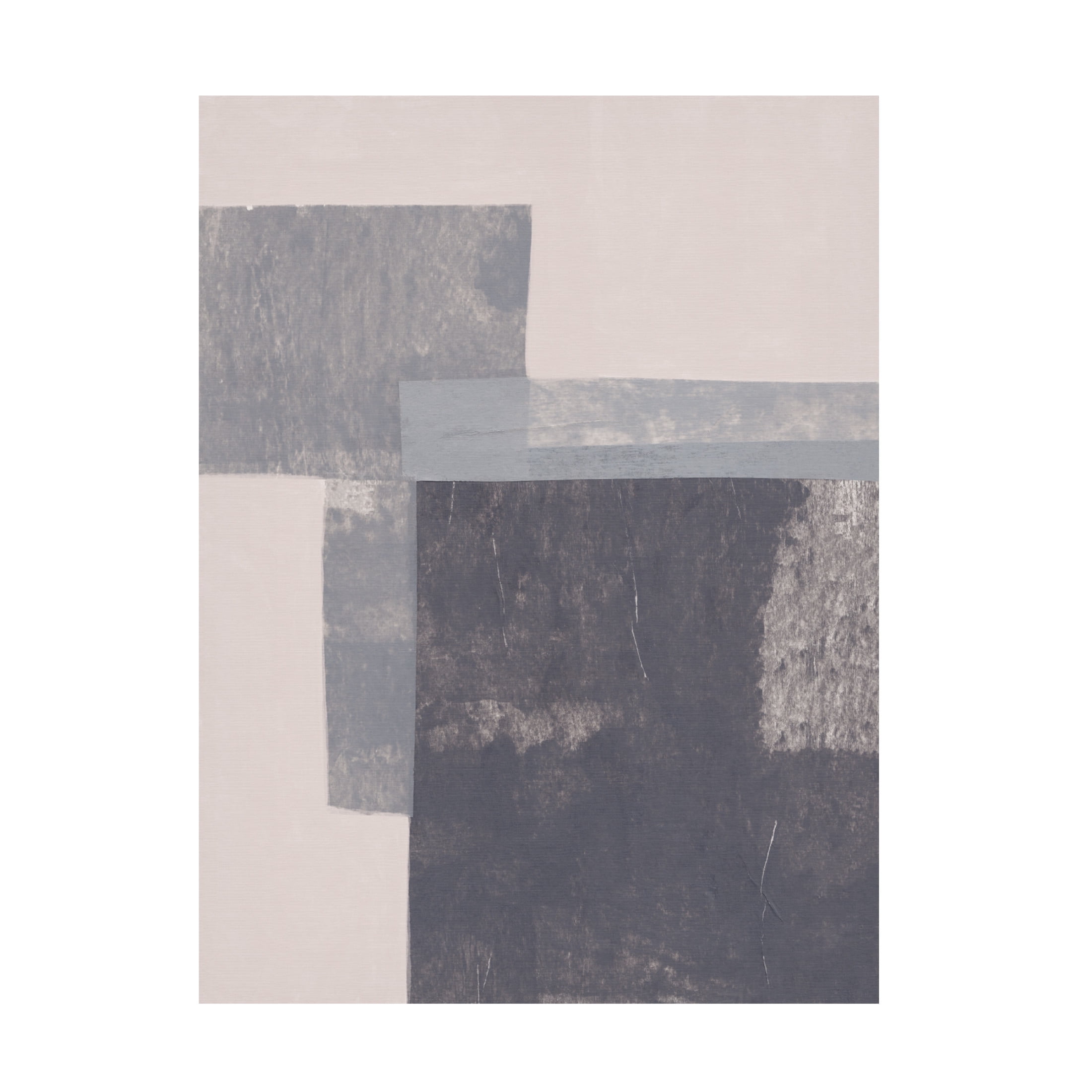 Trademark Fine Art Alisa Galitsyna Gray Blocks 2 Canvas Wall Art