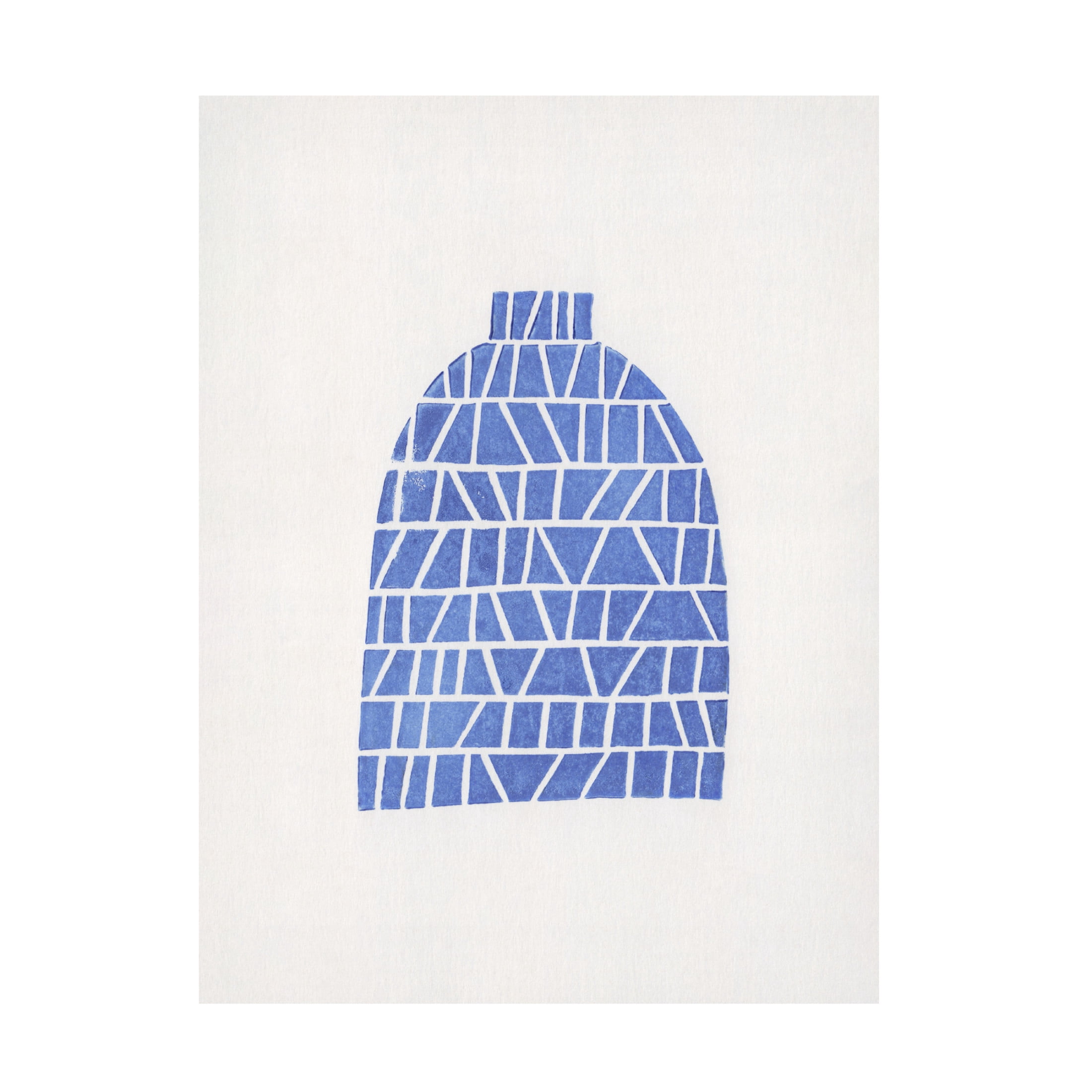 Trademark Fine Art Alisa Galitsyna Linocut Vase 5 Canvas Wall Art