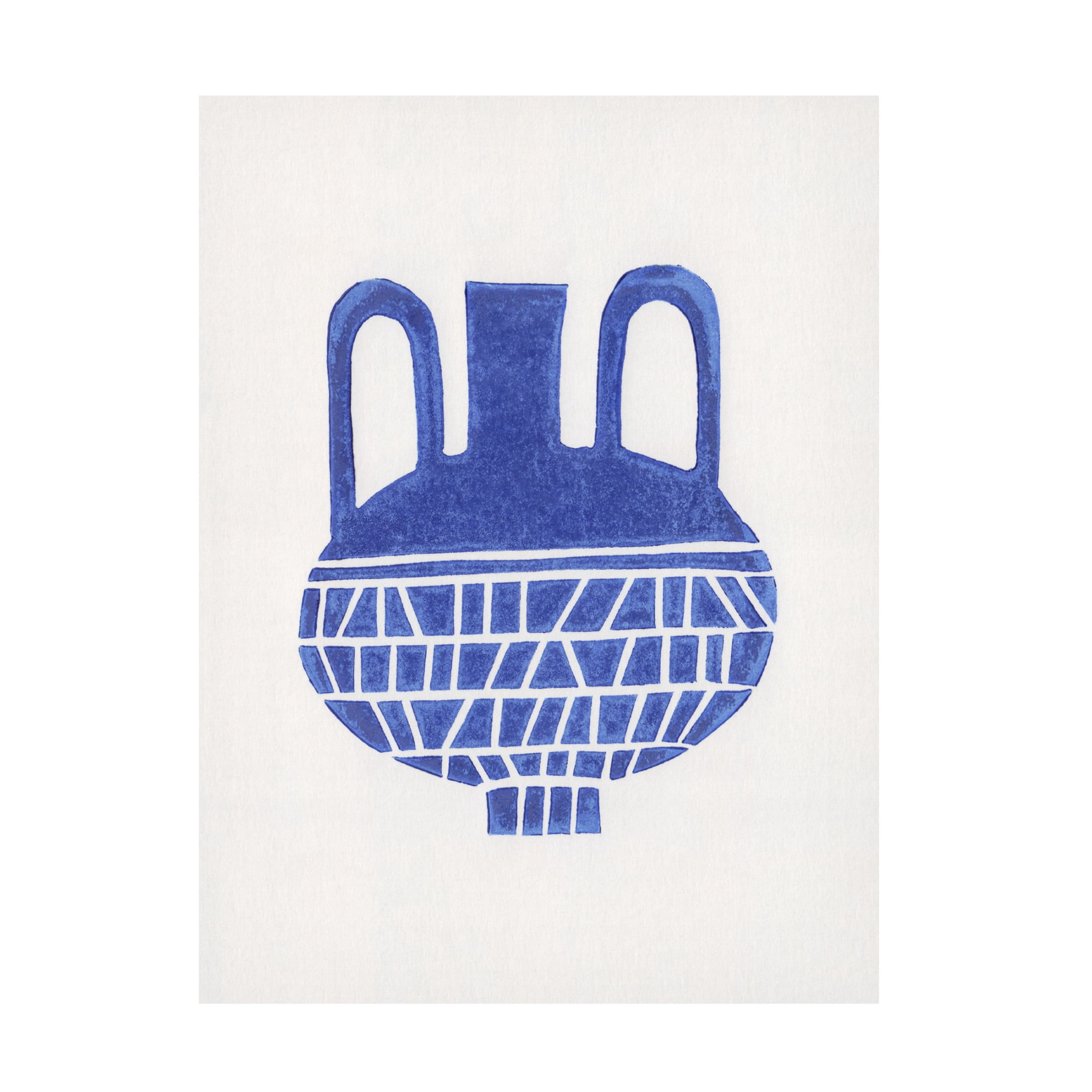Trademark Fine Art Alisa Galitsyna  Linocut Vase 6 Canvas Wall Art