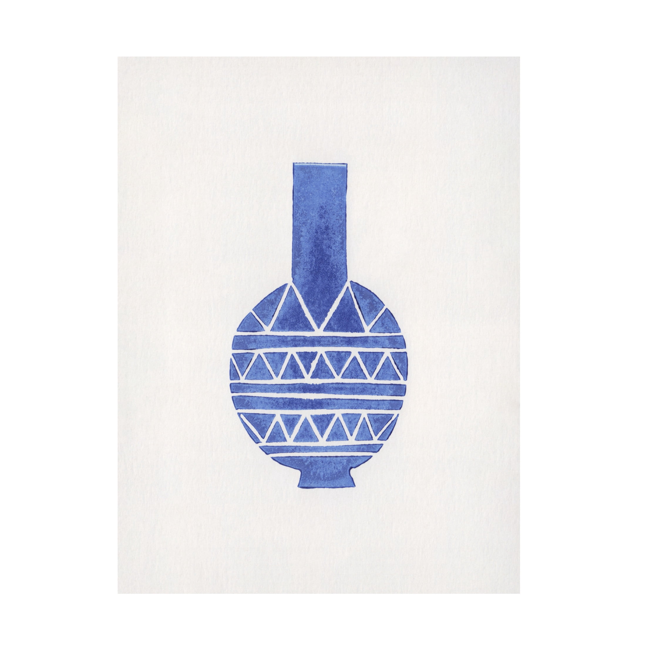 Trademark Fine Art Alisa Galitsyna Linocut Vase 8 Canvas Wall Art