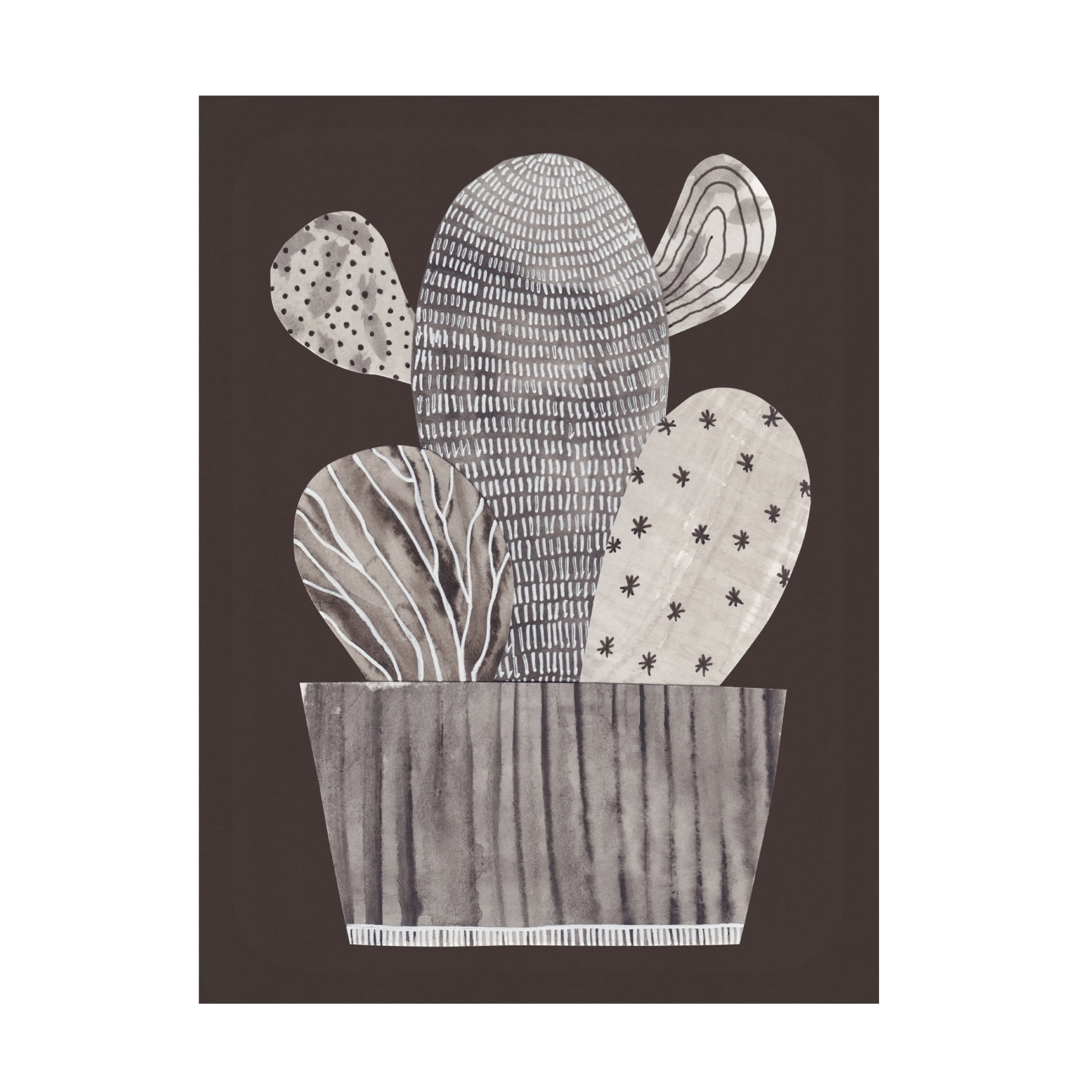 Trademark Fine Art Alisa Galitsyna Little cactus Canvas Wall Art