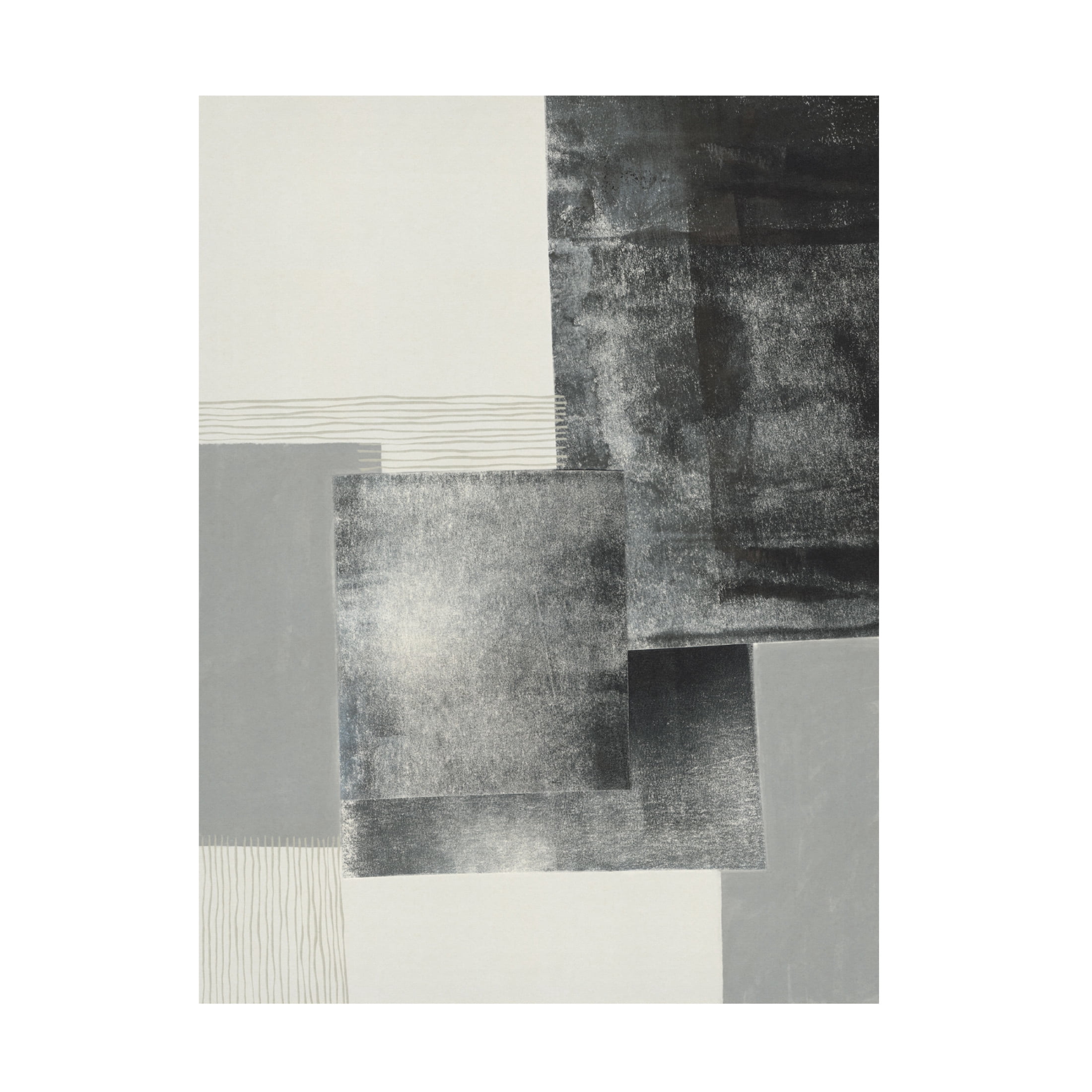 Trademark Fine Art Alisa Galitsyna  Monochrome blocks 1 Canvas Wall Art
