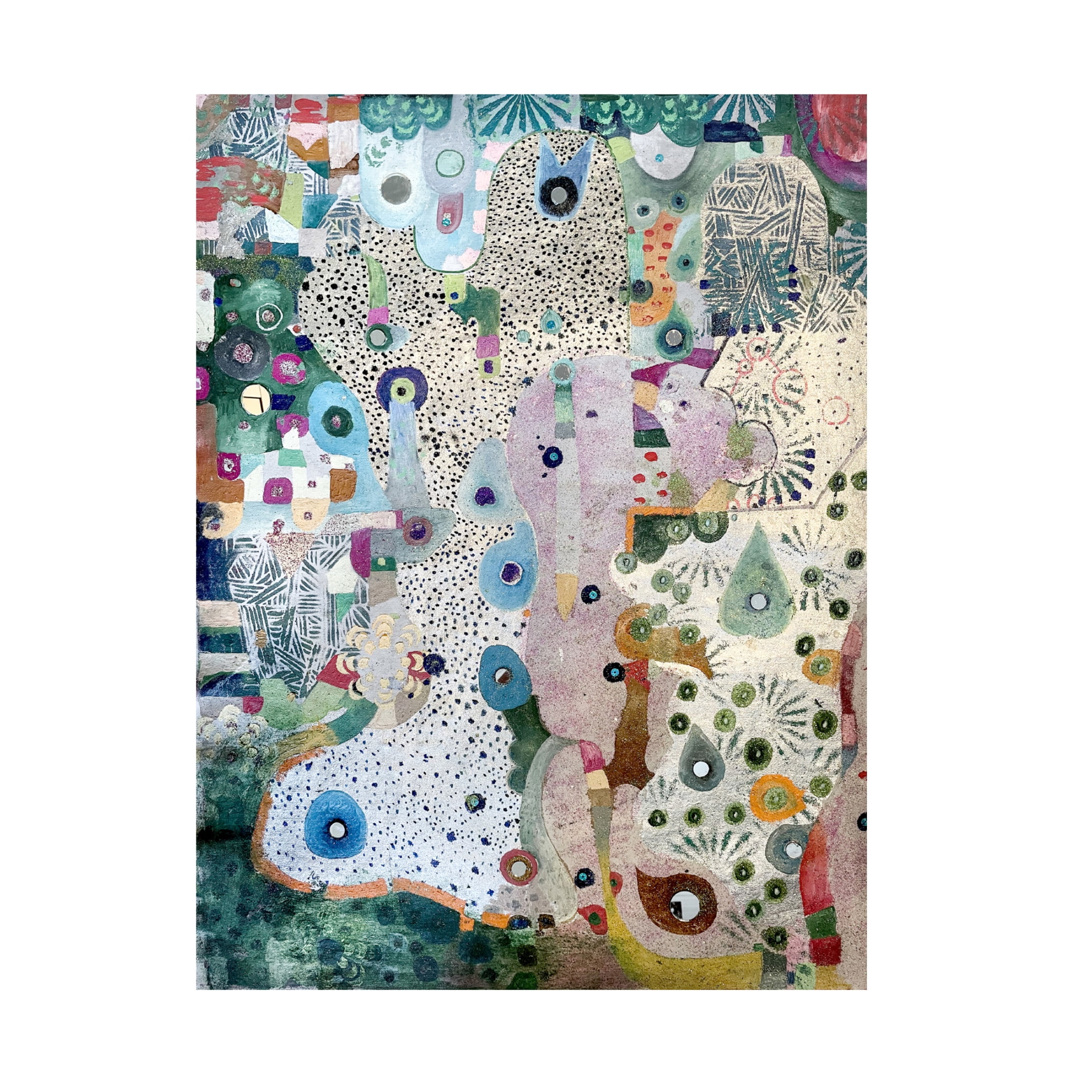 Trademark Fine Art Alise Loebelsohn Mirrors and Space Canvas Wall Art