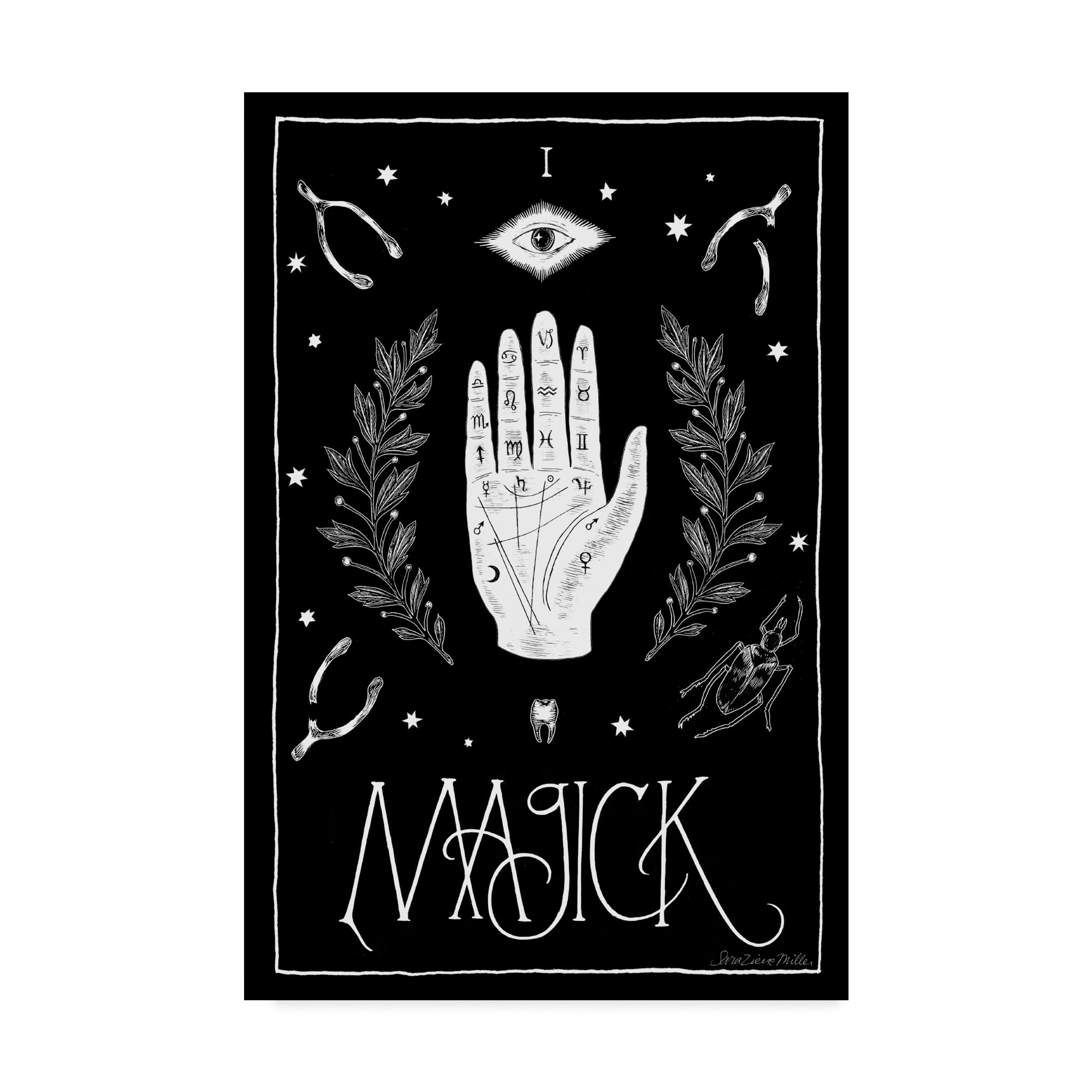 Trademark Fine Art 'All Hallows Eve I' Canvas Art by Sara Zieve Miller