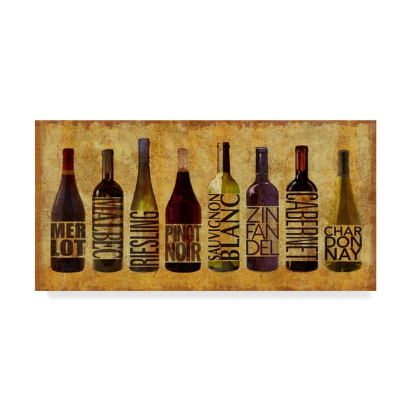 Trademark Fine Art 'All Wined Up' Canvas Art by Art Licensing Studio