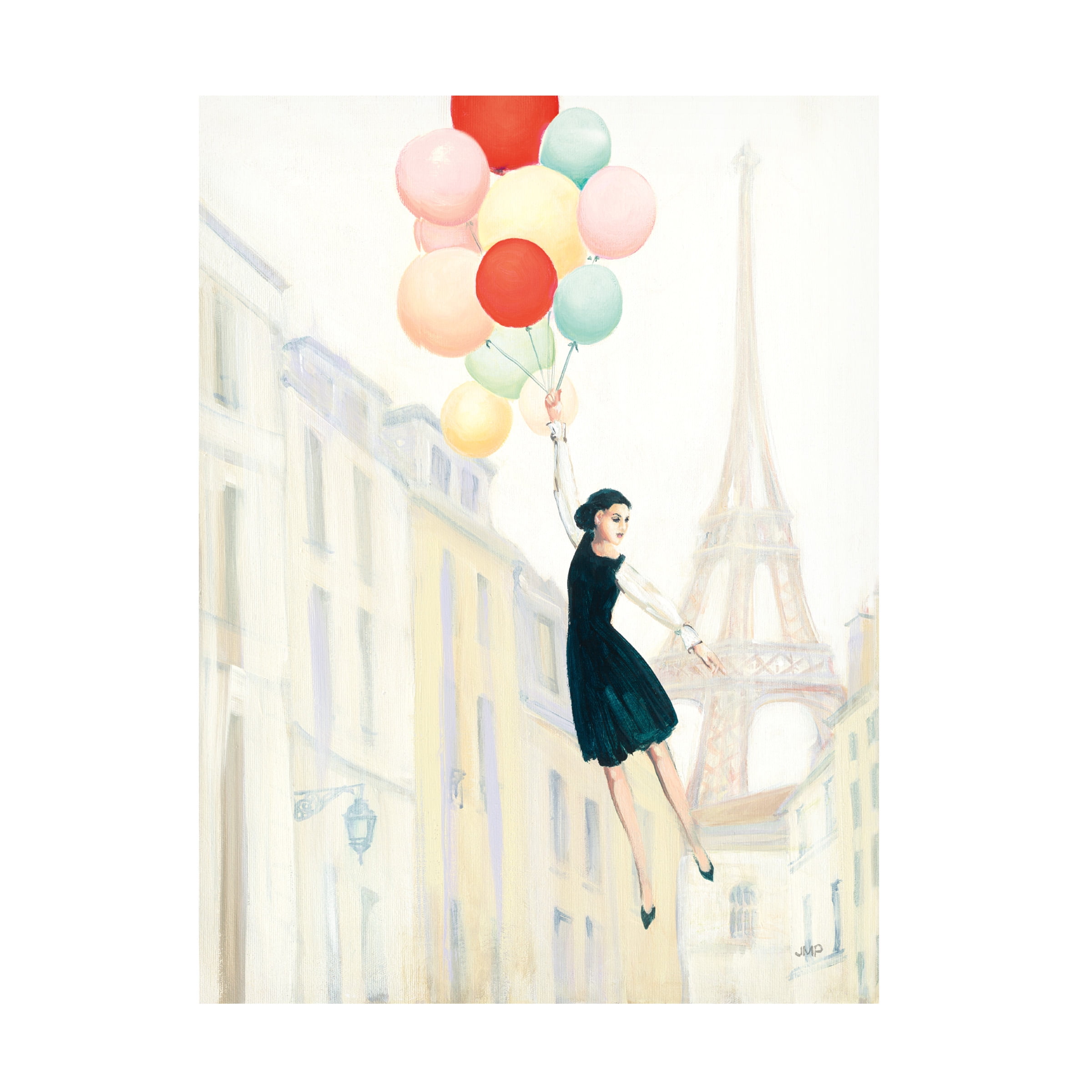 Trademark Fine Art 'Aloft In Paris II' Canvas Art by Julia Purinton