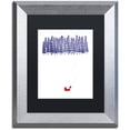 thumbnail image 1 of Trademark Fine Art 'Alone In The Forest' Canvas Art by Robert Farkas, Black Matte, Silver Frame, 1 of 1