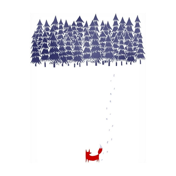 Trademark Fine Art Robert Farkas Alone In The Forest Canvas Wall Art - 24x32