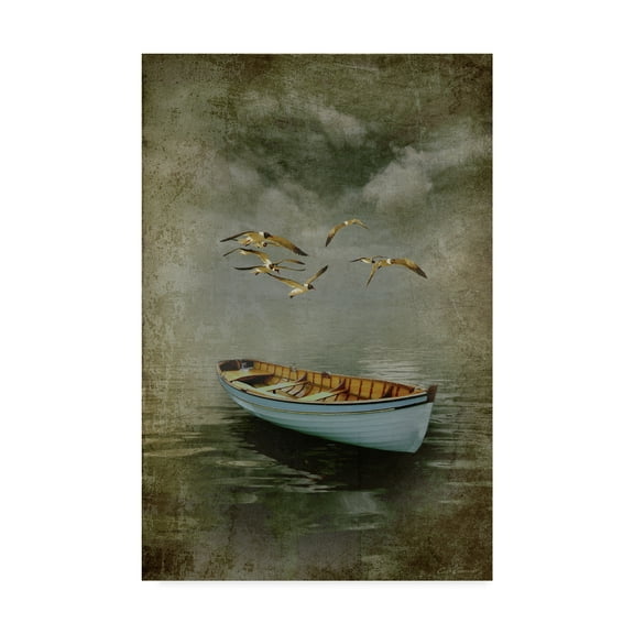 Trademark Fine Art 'Alone In The Mist' Canvas Art by Carlos Casamayor