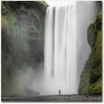 thumbnail image 1 of Trademark Fine Art 'Alone at Skogafoss' Canvas Art by Philippe Sainte-Laudy, 1 of 4