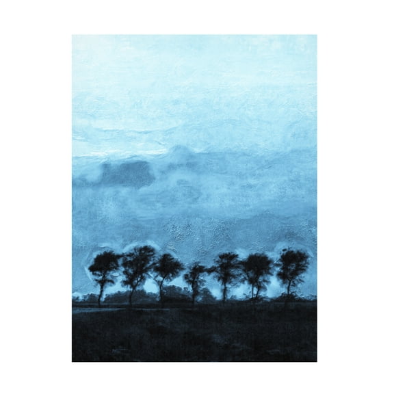 Trademark Fine Art Alonzo Saunders  Blue Dawn Horizon I Canvas Wall Art