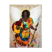 Trademark Fine Art Alonzo Saunders  His Protection Canvas Wall Art