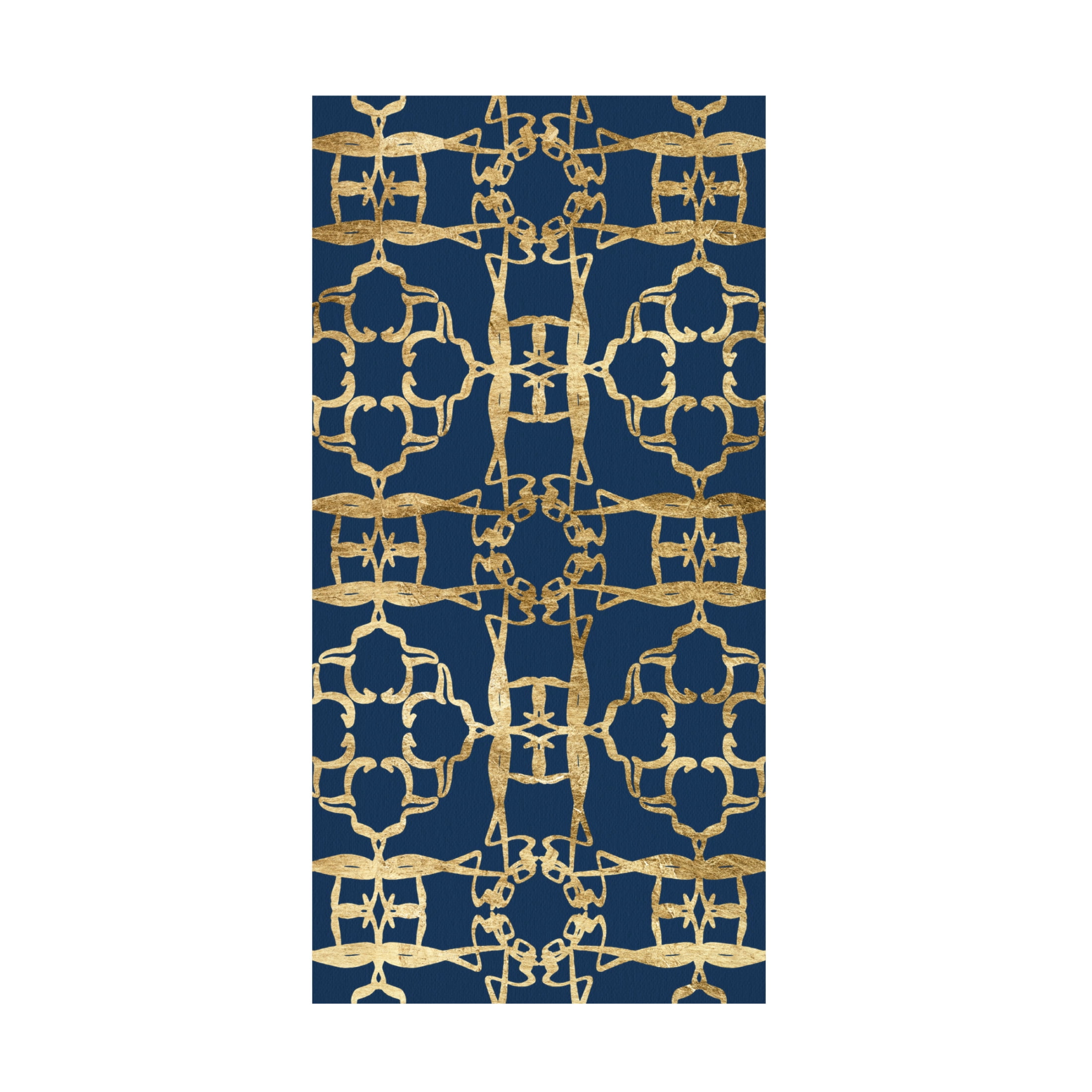 Trademark Fine Art Alonzo Saunders  Motif on Blue XI Canvas Wall Art