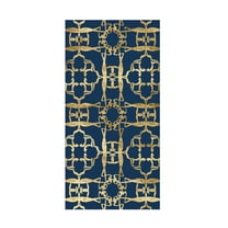 Trademark Fine Art Alonzo Saunders Motif on Blue XI Canvas Wall Art