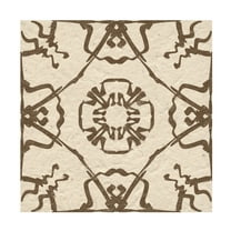 Trademark Fine Art Alonzo Saunders Motif on Cream I Canvas Wall Art