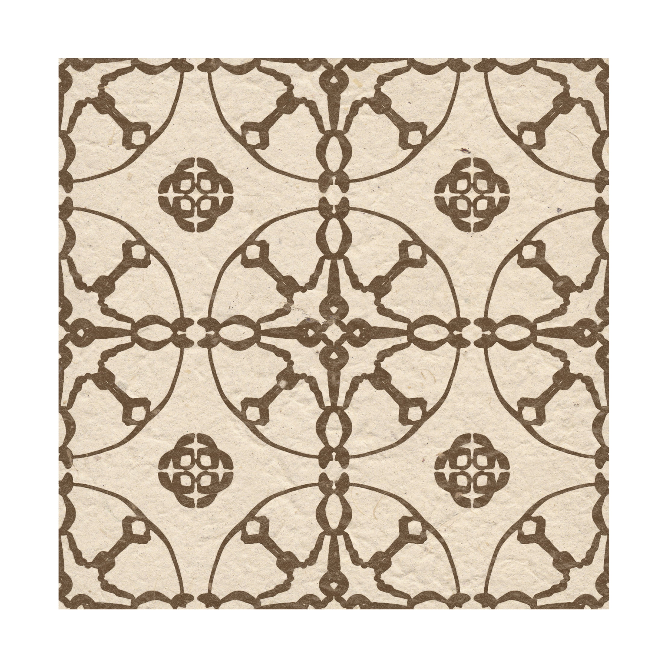 Trademark Fine Art Alonzo Saunders Motif on Cream II Canvas Wall Art