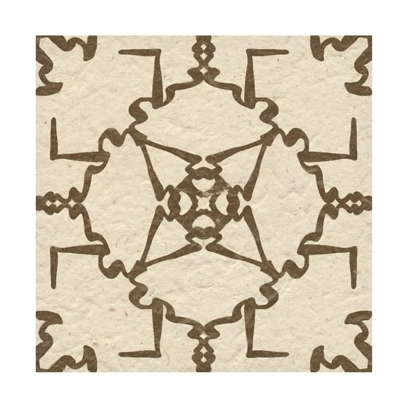 Trademark Fine Art Alonzo Saunders Motif on Cream III Canvas Wall Art