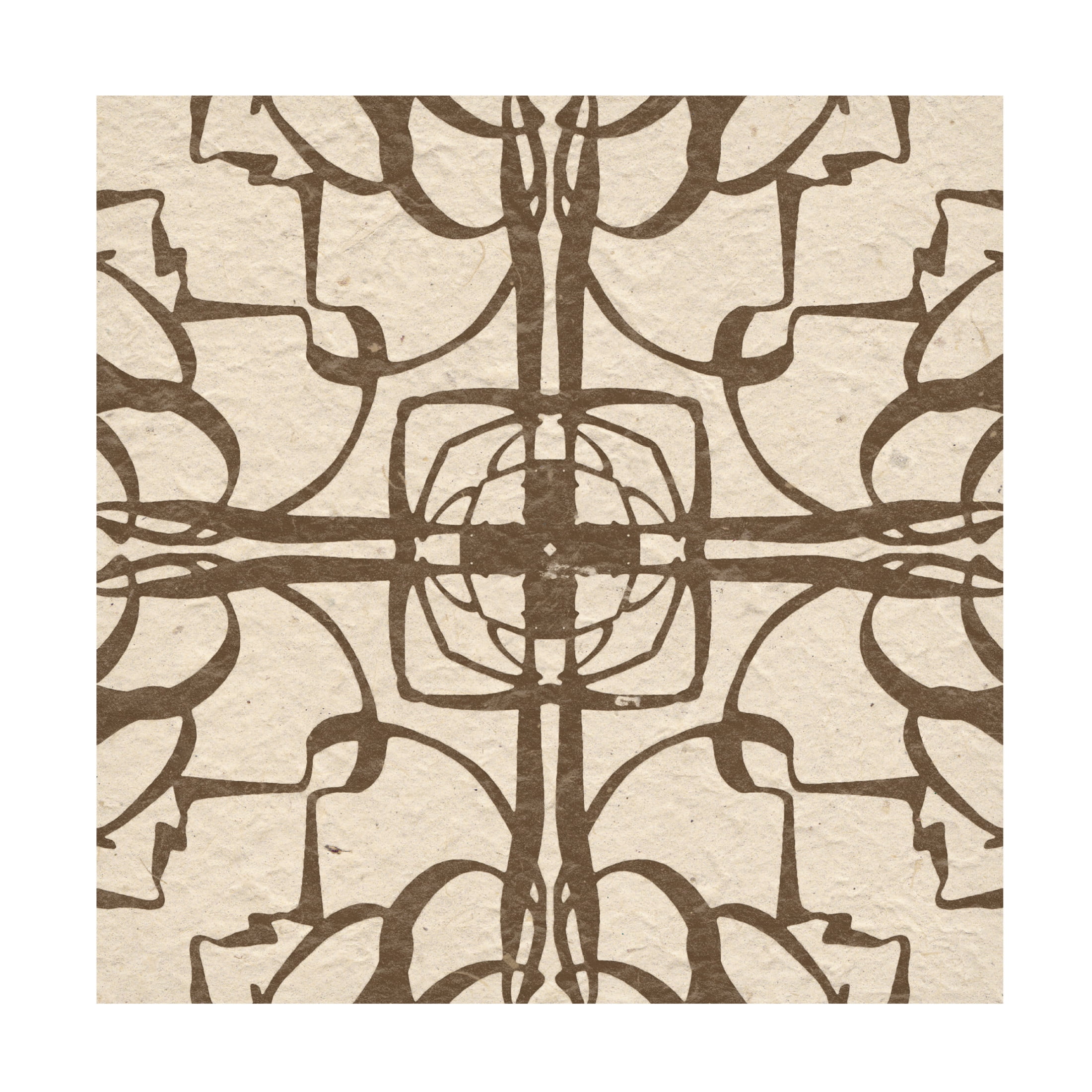 Trademark Fine Art Alonzo Saunders Motif on Cream IV Canvas Wall Art
