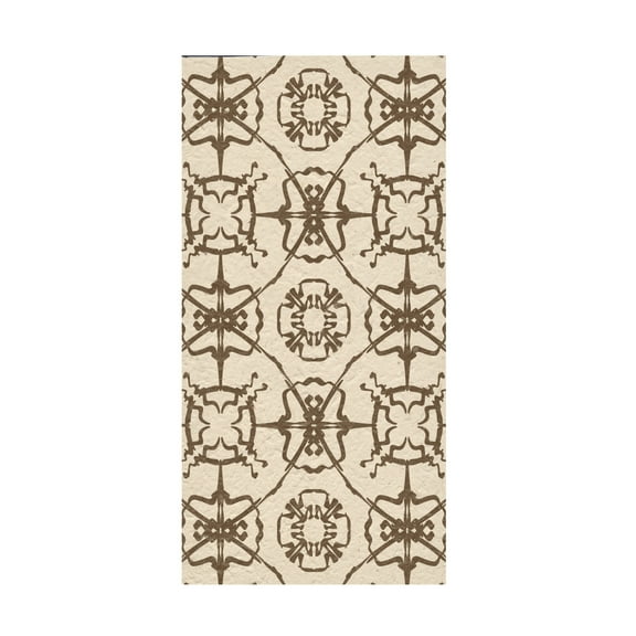 Trademark Fine Art Alonzo Saunders  Motif on Cream XII Canvas Wall Art