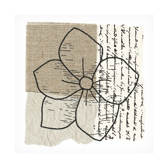 Trademark Fine Art Alonzo Saunders Simple Flower I Canvas Wall Art