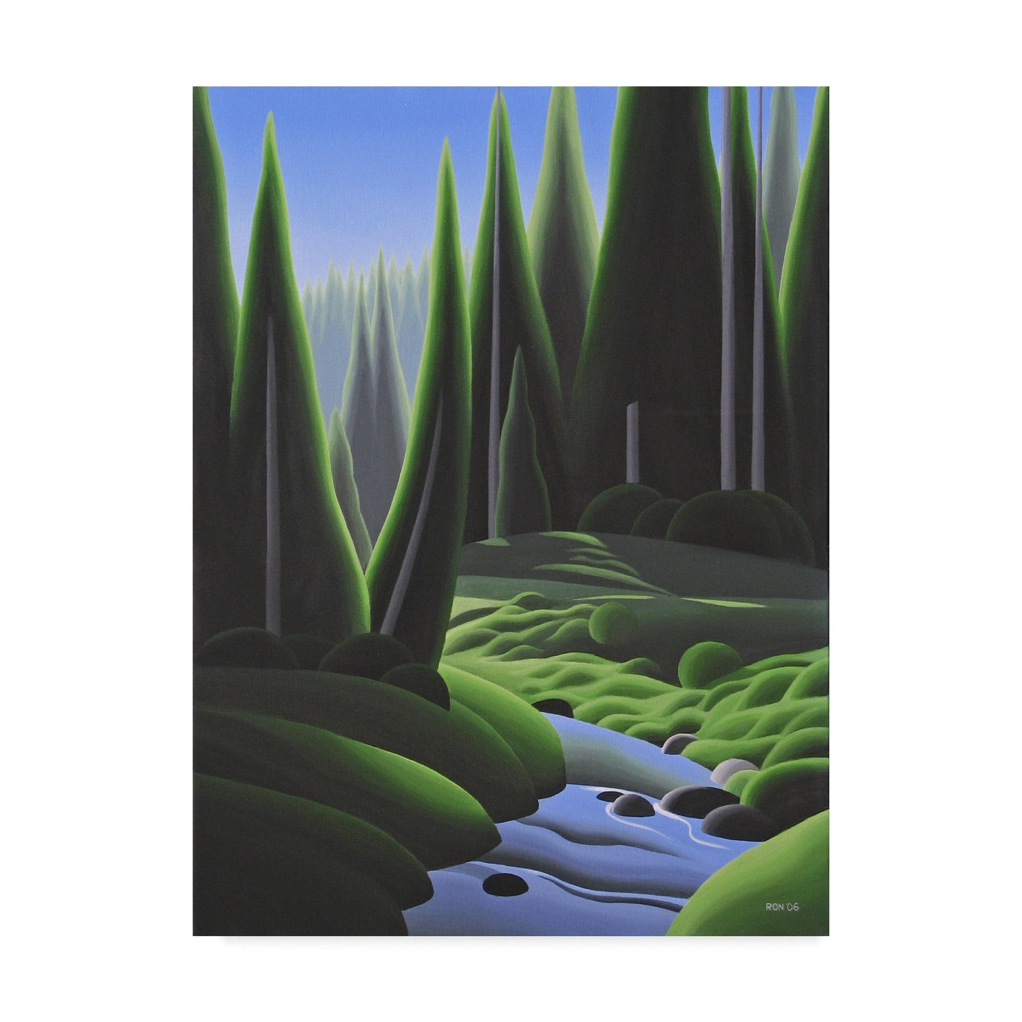 Trademark Fine Art 'Alpine Summer' Canvas Art by Ron Parker