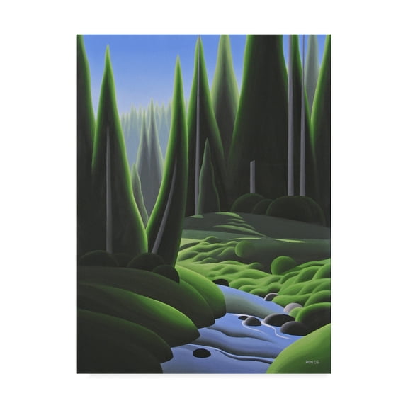 Trademark Fine Art 'Alpine Summer' Canvas Art by Ron Parker