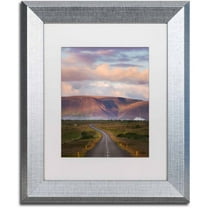 Trademark Fine Art 'Always on my Mind' Canvas Art by Philippe Sainte-Laudy, White Matte, Silver Frame