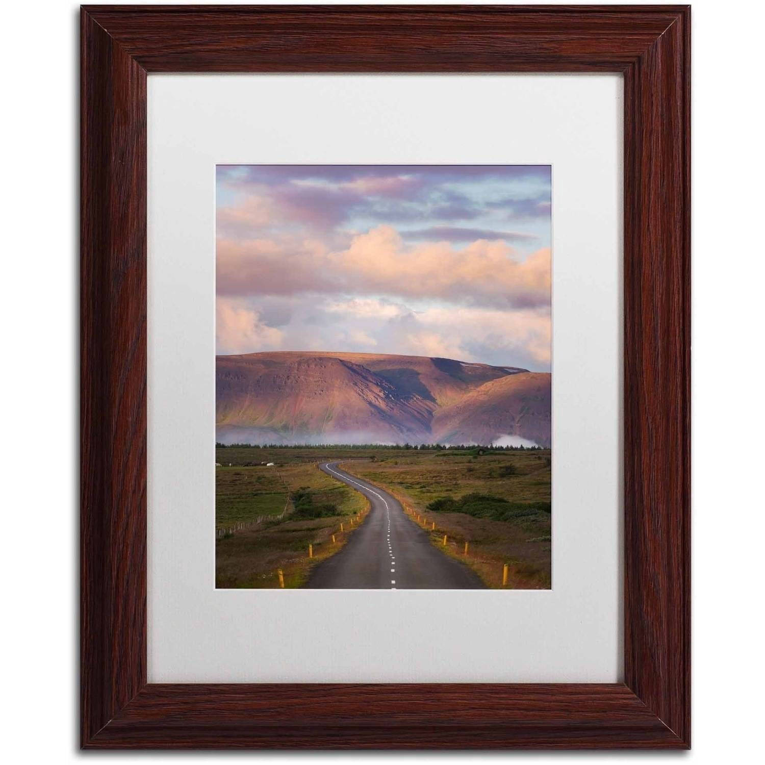Trademark Fine Art 'Always on my Mind' Canvas Art by Philippe Sainte-Laudy, White Matte, Wood Frame