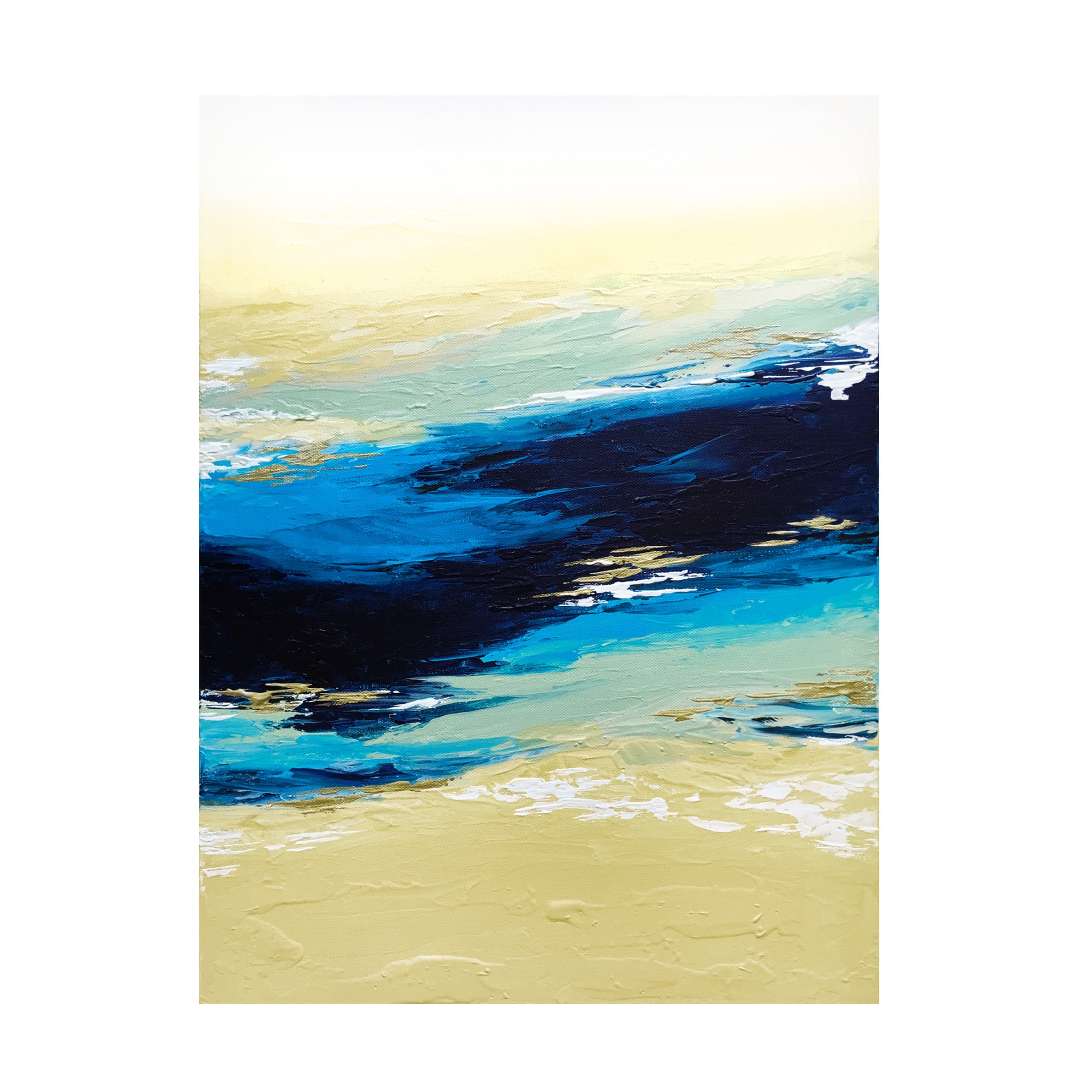 Trademark Fine Art Alyson Storms  Abstract Sunset 1 Canvas Wall Art