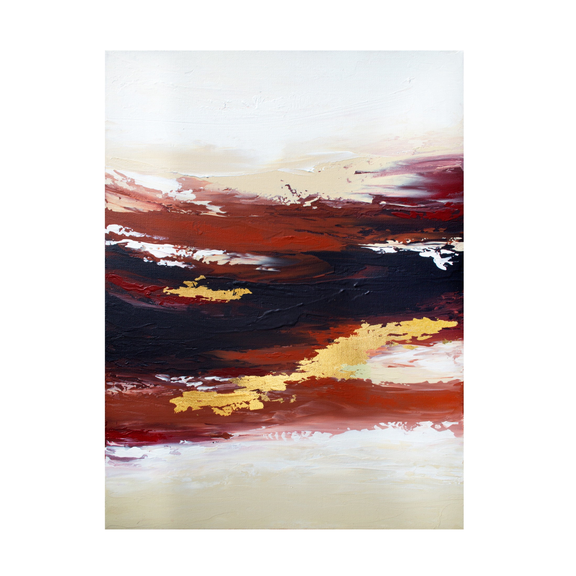 Trademark Fine Art Alyson Storms Abstract Sunset 3 Canvas Wall Art