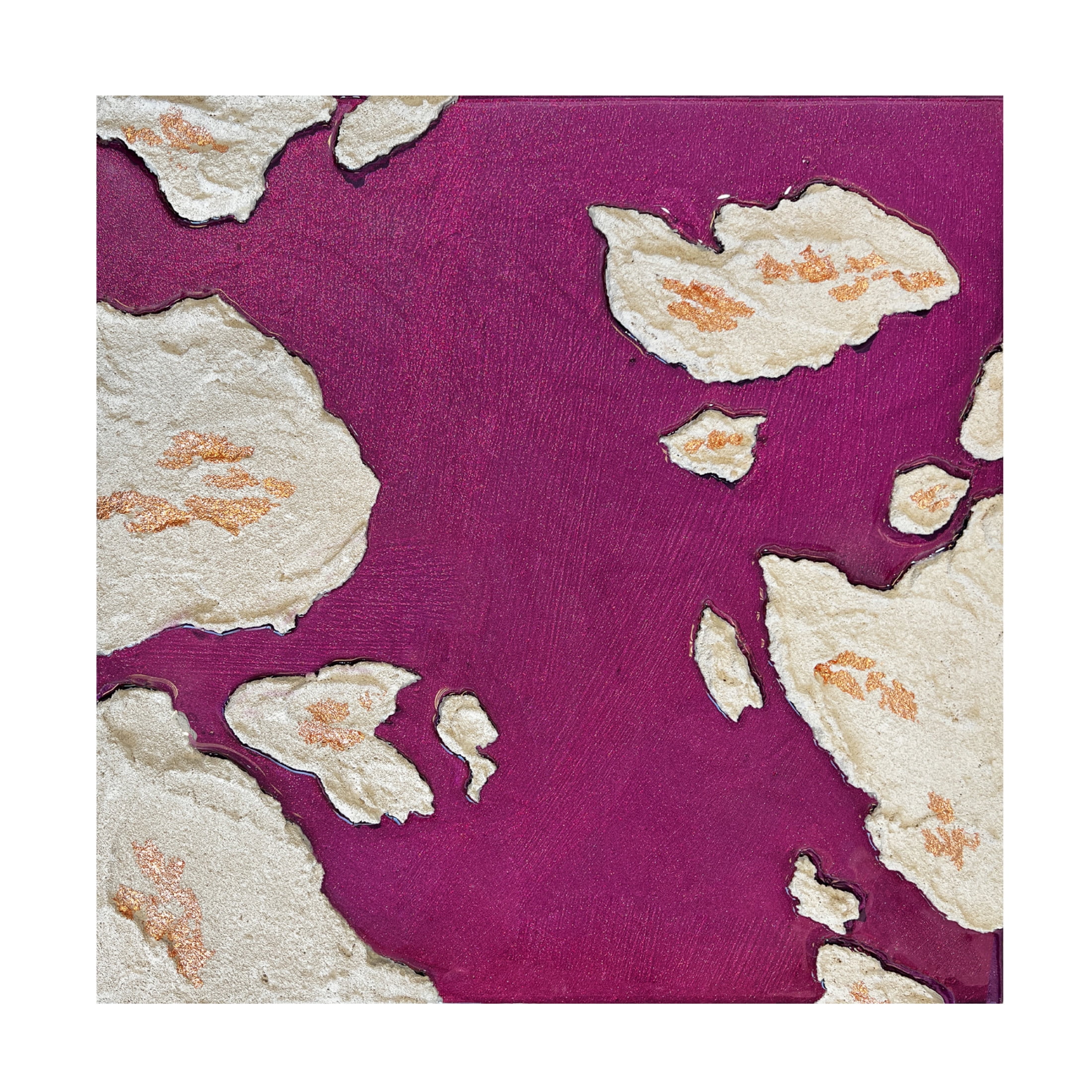 Trademark Fine Art Alyson Storms  Aubergine Islands Canvas Wall Art