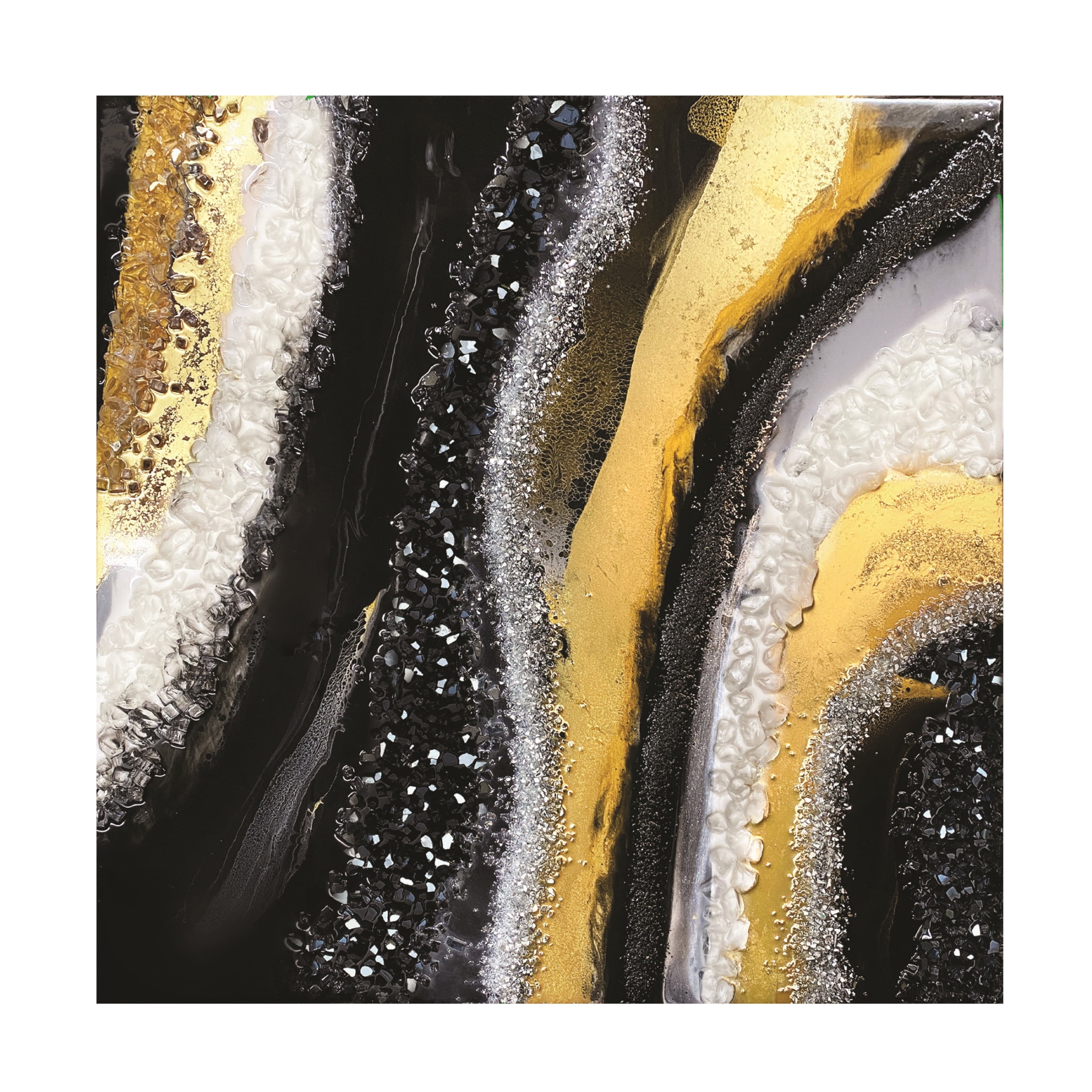Trademark Fine Art Alyson Storms Black Agate Canvas Wall Art